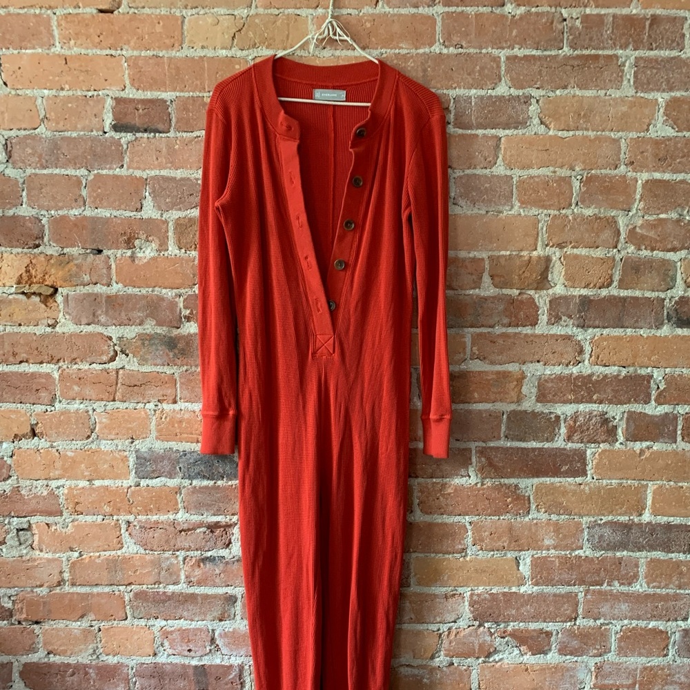 Everlane red long johns